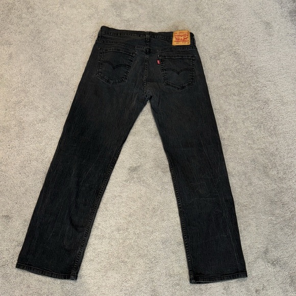 Levi 569 Men's 34/34 Jeans Black - Picture 2 of 5